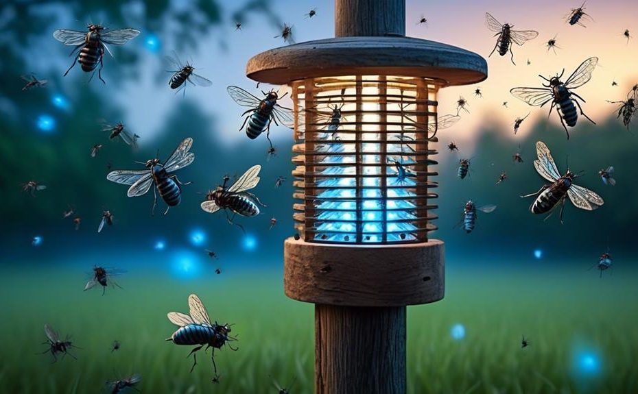 bug zapper kills flying insects