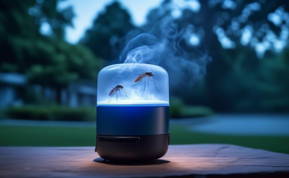 efficient electronic device eliminates mosquitoes through vaping
