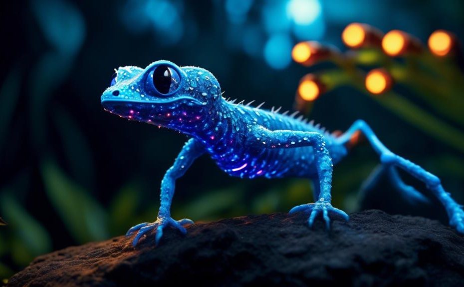eliminating insects with gecko