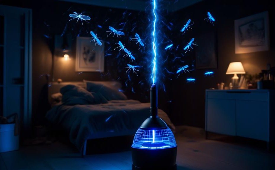 zap mosquitoes with electricity